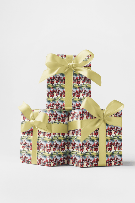 Santa Strikes Again! - London Penny Gift Wrap