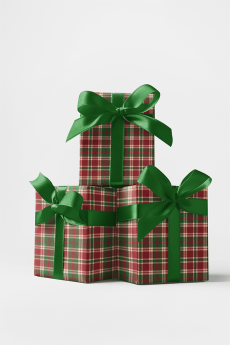 Candy Stripe Tartan - London Penny Gift Wrap