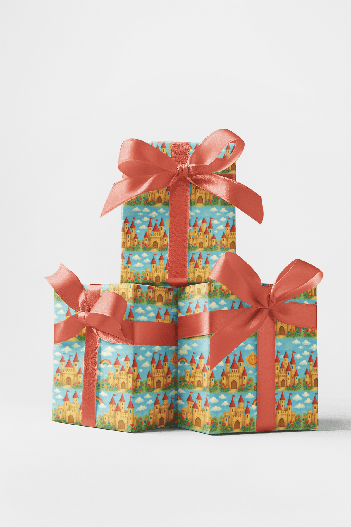Whimsical Castle Kingdom - London Penny Gift Wrap