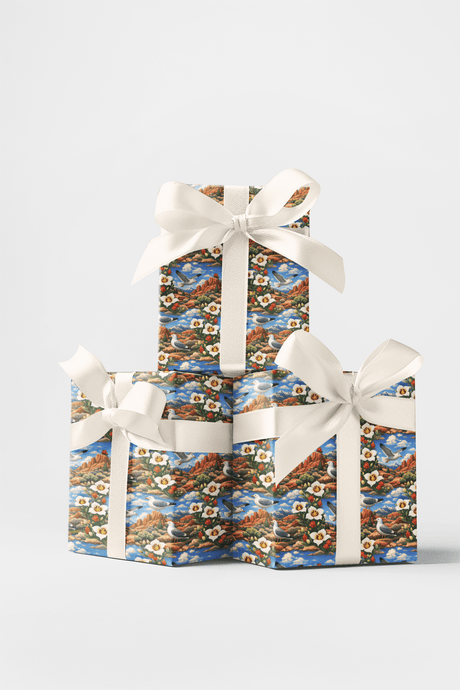 Utah Flora & Fauna - London Penny Gift Wrap