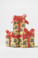 Sun-Kissed Holiday Homes - London Penny Gift Wrap