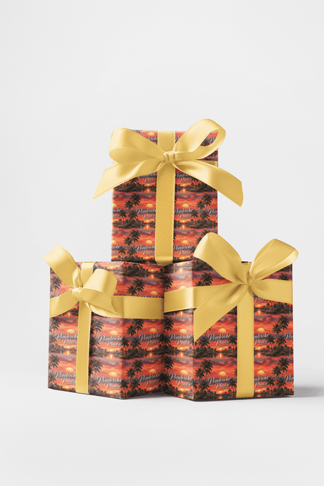 Pembroke Pines Palm Glow - London Penny Gift Wrap