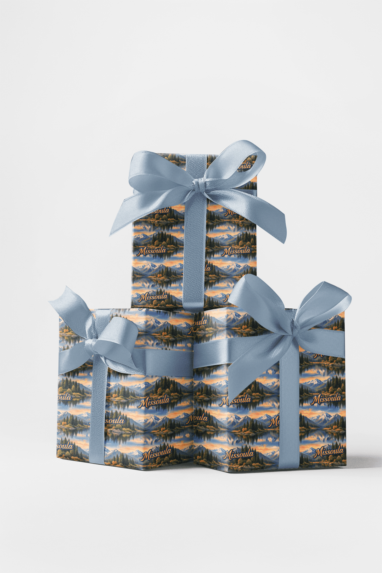 Missoula Riverbend Warmth - London Penny Gift Wrap