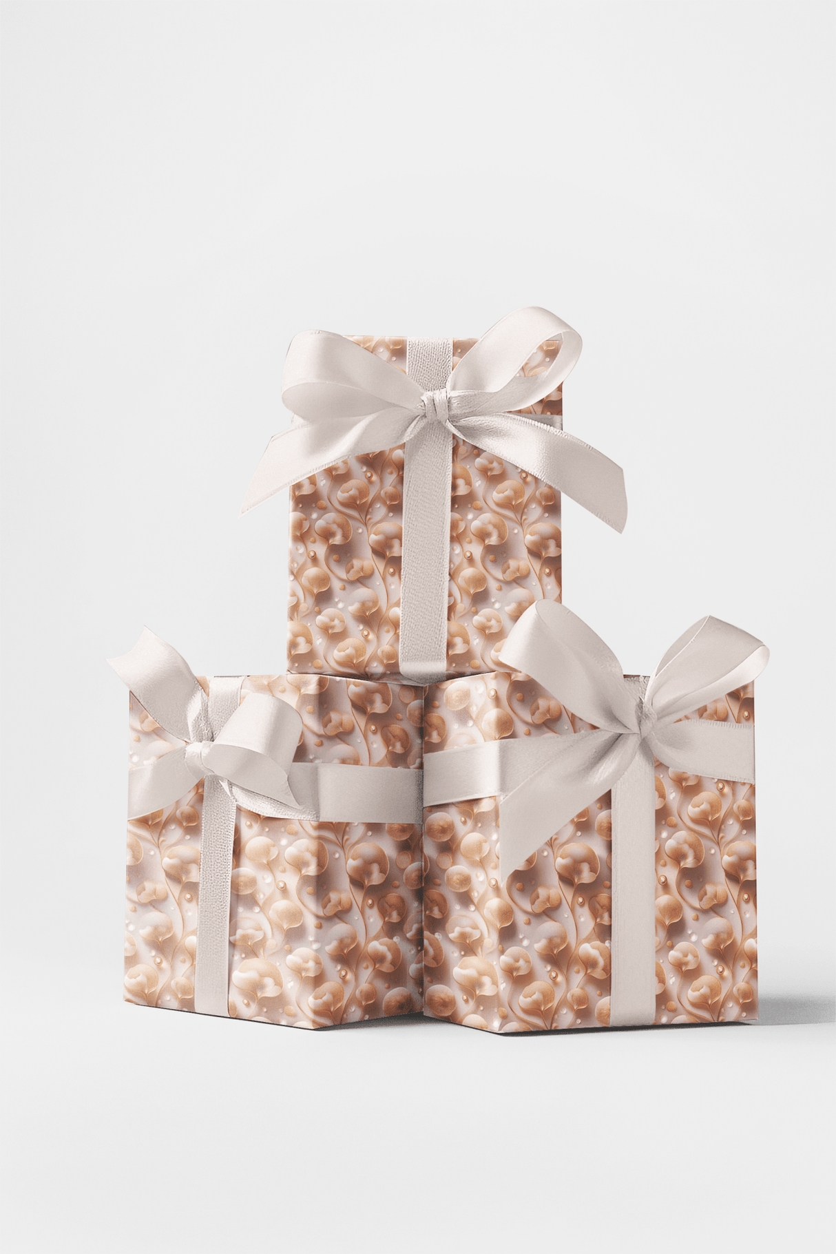Champagne Ginkgo - London Penny Gift Wrap