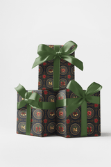 LIMITED TIME | Victorian Christmas Medallions Wrapping Paper - London Penny Gift Wrap