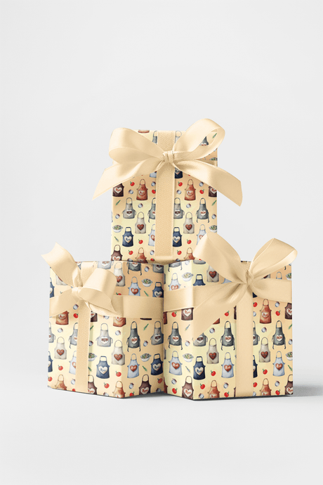 Mom's Apron - Beige - London Penny Gift Wrap