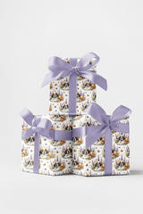 Wildflower Meadow (St. Bernard) Wrapping Paper - London Penny Gift Wrap