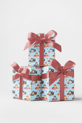 Summer Picnic Cats (Exotic Shorthair) Wrapping Paper - London Penny Gift Wrap