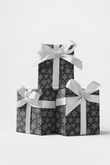 Silver Snowflake Elegance - London Penny Gift Wrap