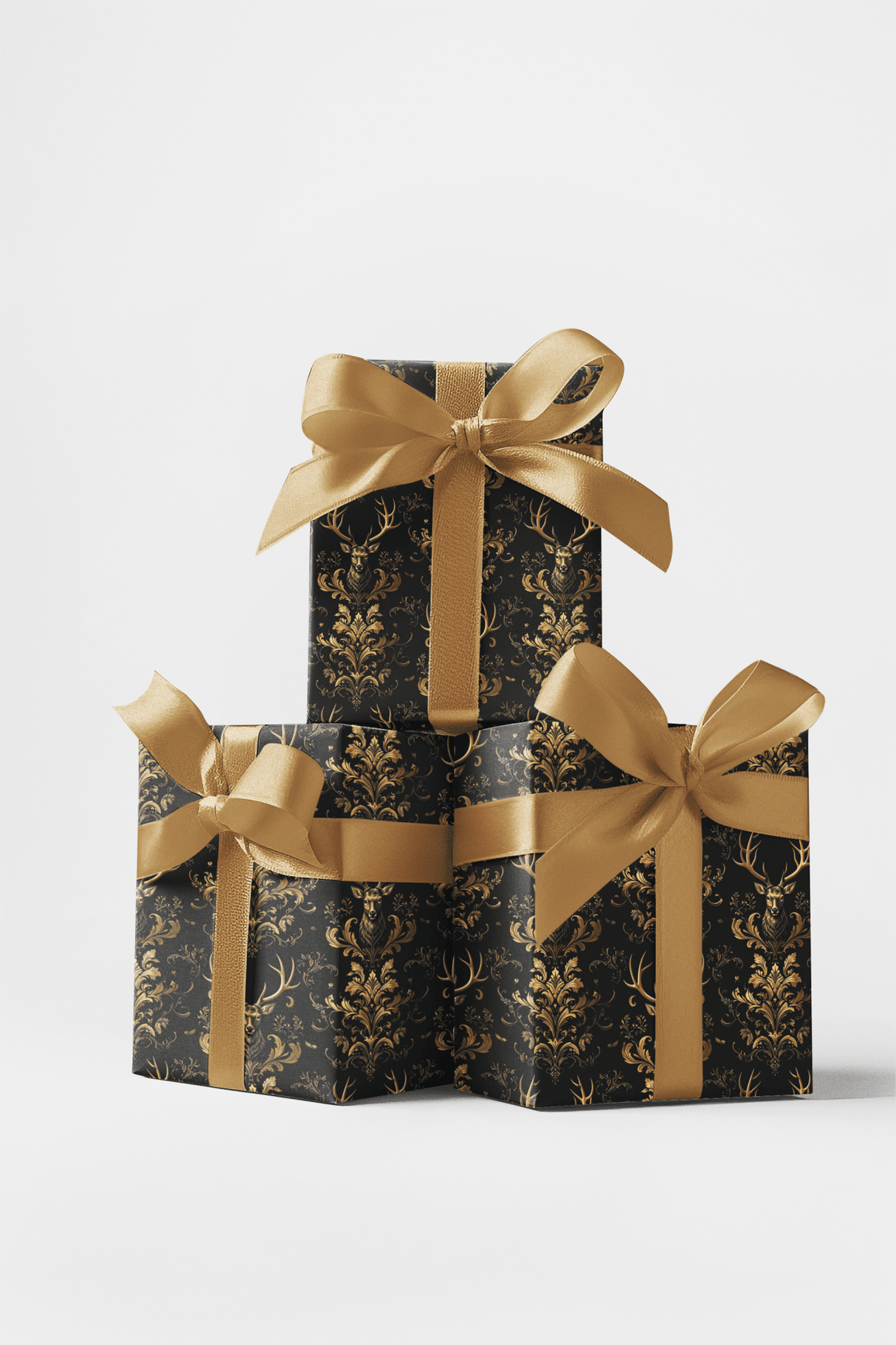 LIMITED TIME | Gilded Winter Majesty Wrapping Paper - London Penny Gift Wrap