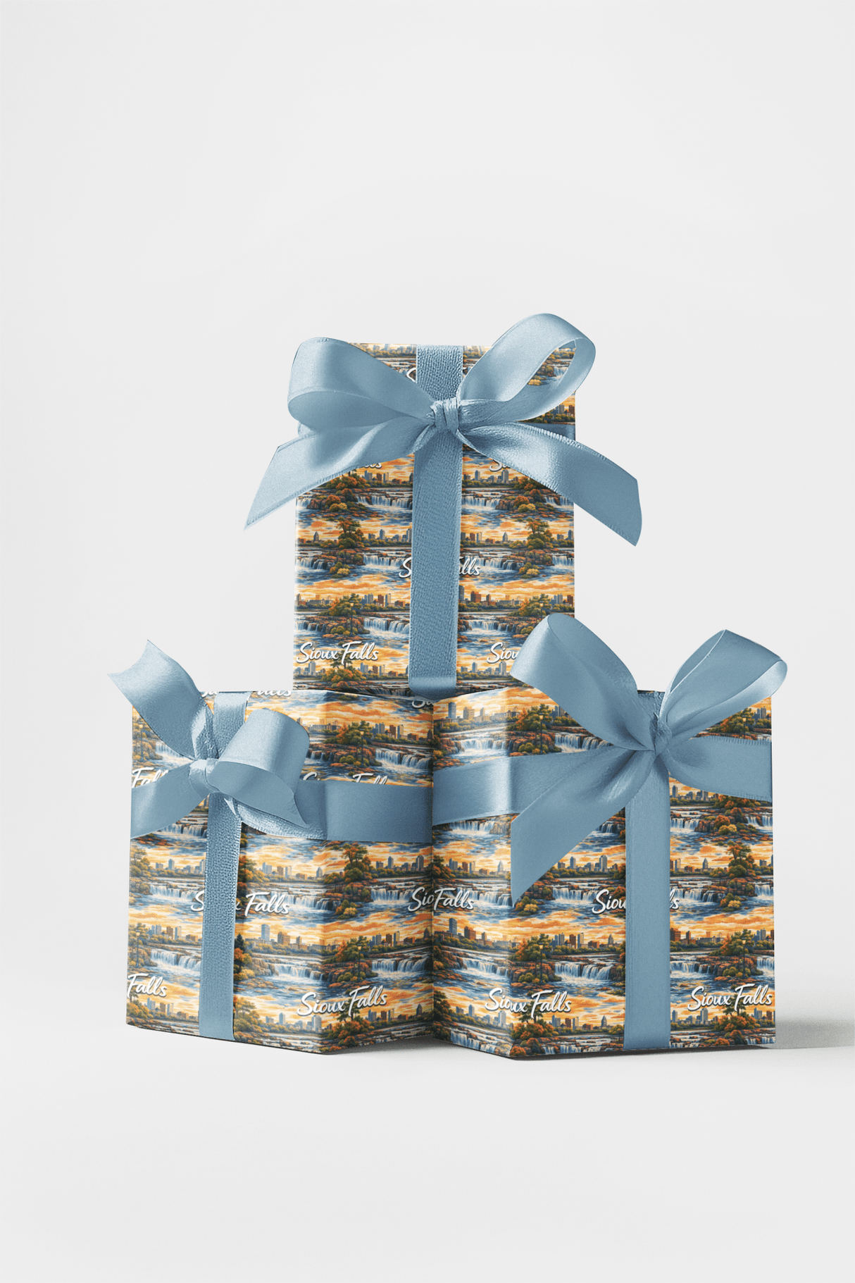 Sioux Falls Park Glow - London Penny Gift Wrap