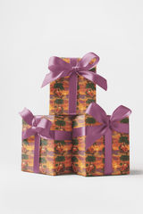 Golden Hour Santa - London Penny Gift Wrap