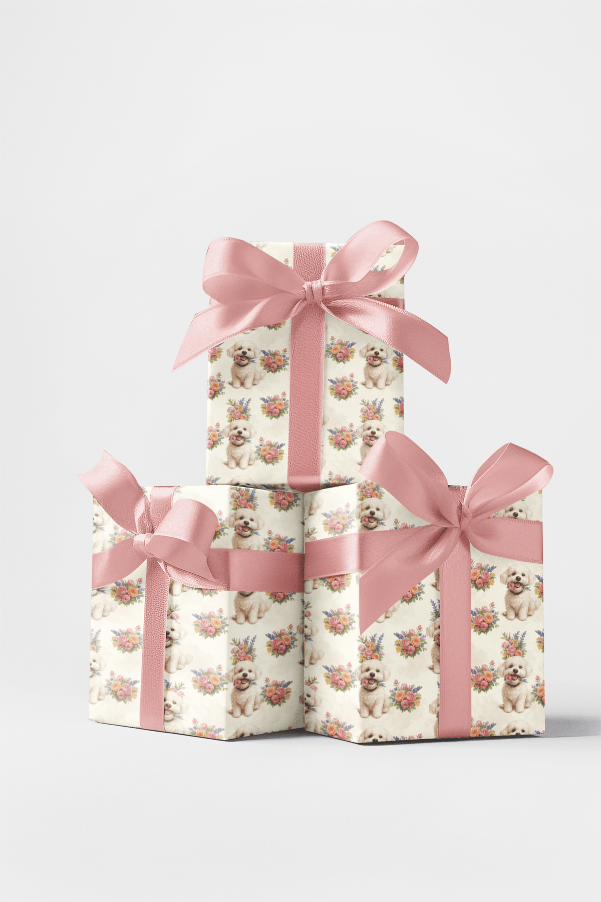 Floral Fetch - London Penny Gift Wrap