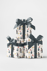 Penguin Party Parade - London Penny Gift Wrap