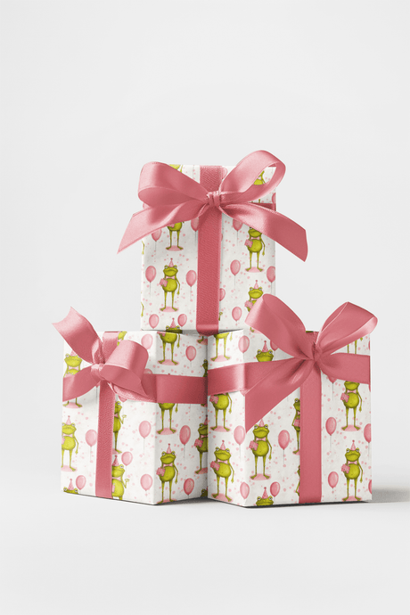 Froggy Festivities - London Penny Gift Wrap