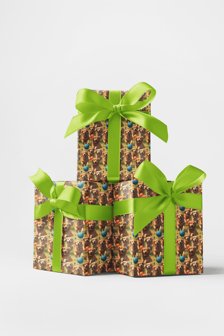 Golden Trot - London Penny Gift Wrap