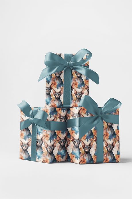 Meowdern Sphynx - London Penny Gift Wrap