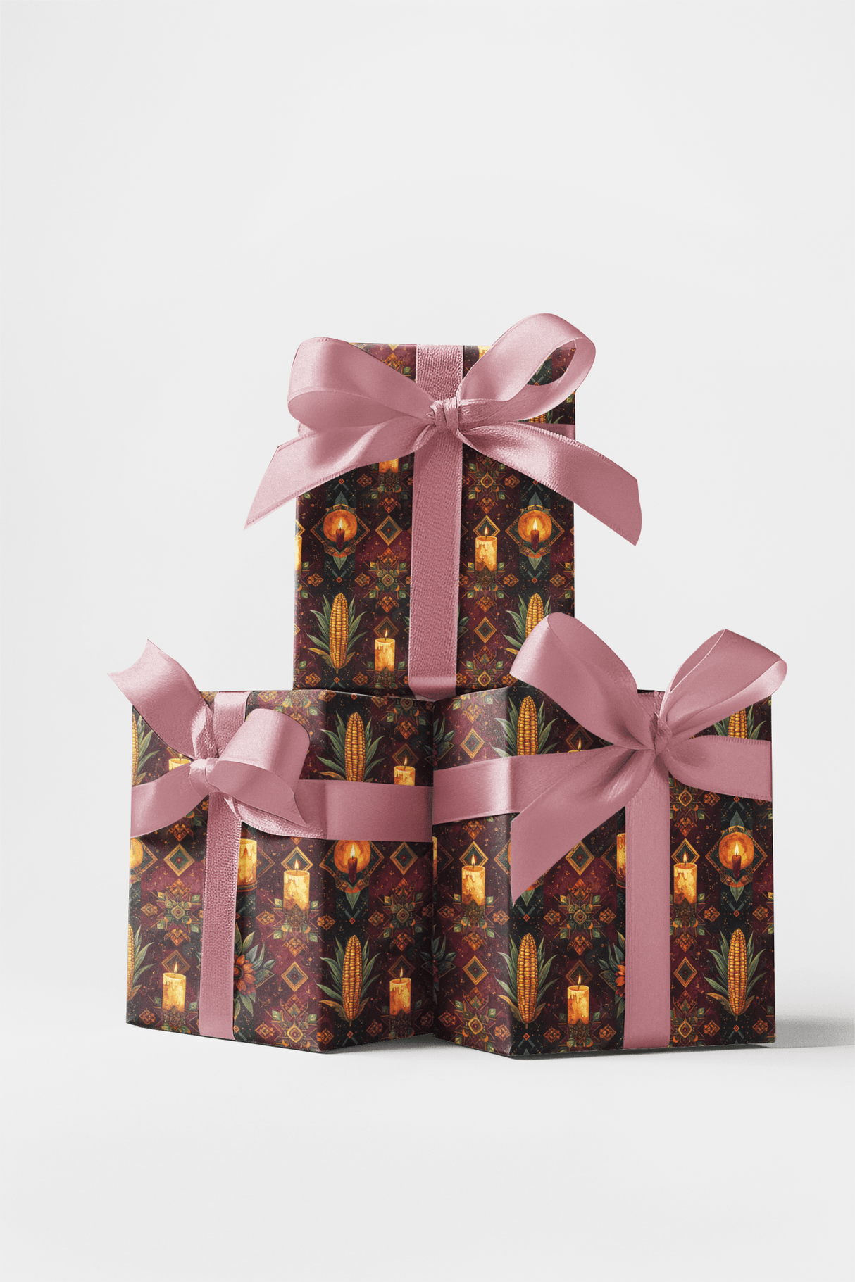 LIMITED TIME | Kwanzaa Mosaic Deluxe Wrapping Paper - London Penny Gift Wrap