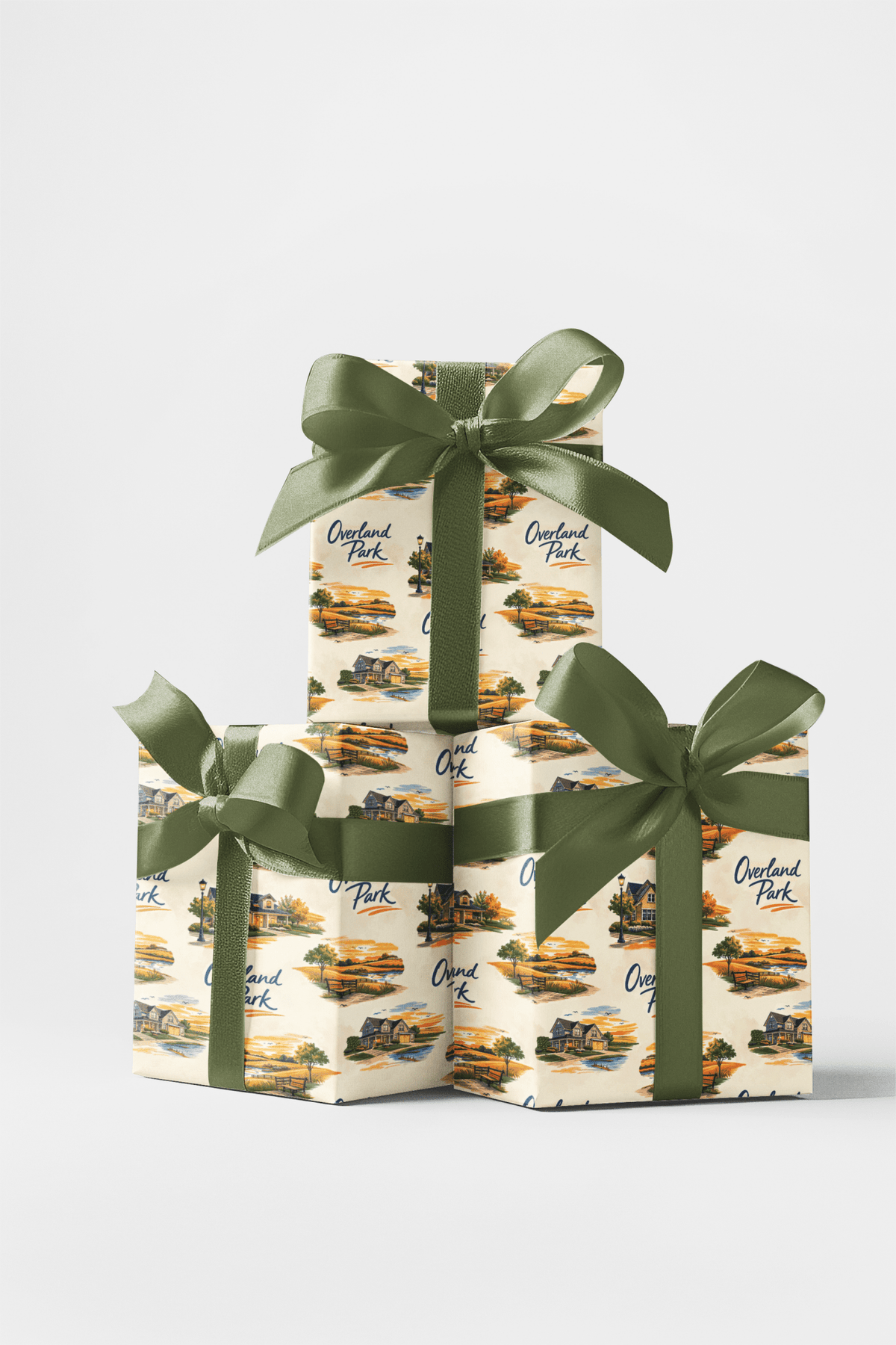 Overland Park Prairie Luxe - London Penny Gift Wrap