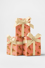 Gingham Golden - London Penny Gift Wrap