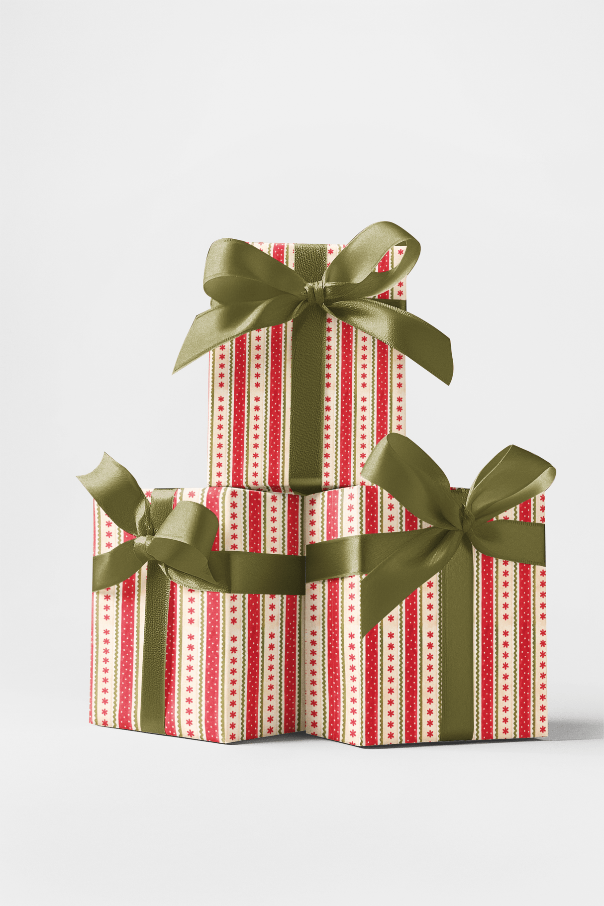 Candy Cane Charm - London Penny Gift Wrap