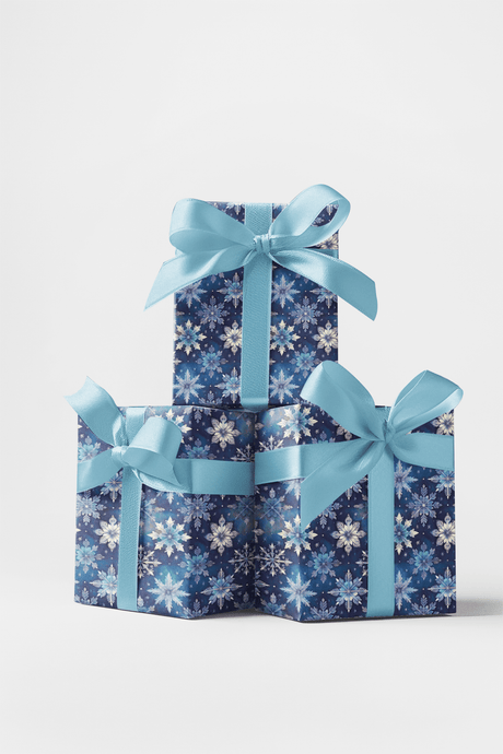 Frosted Snowflake Suite - London Penny Gift Wrap