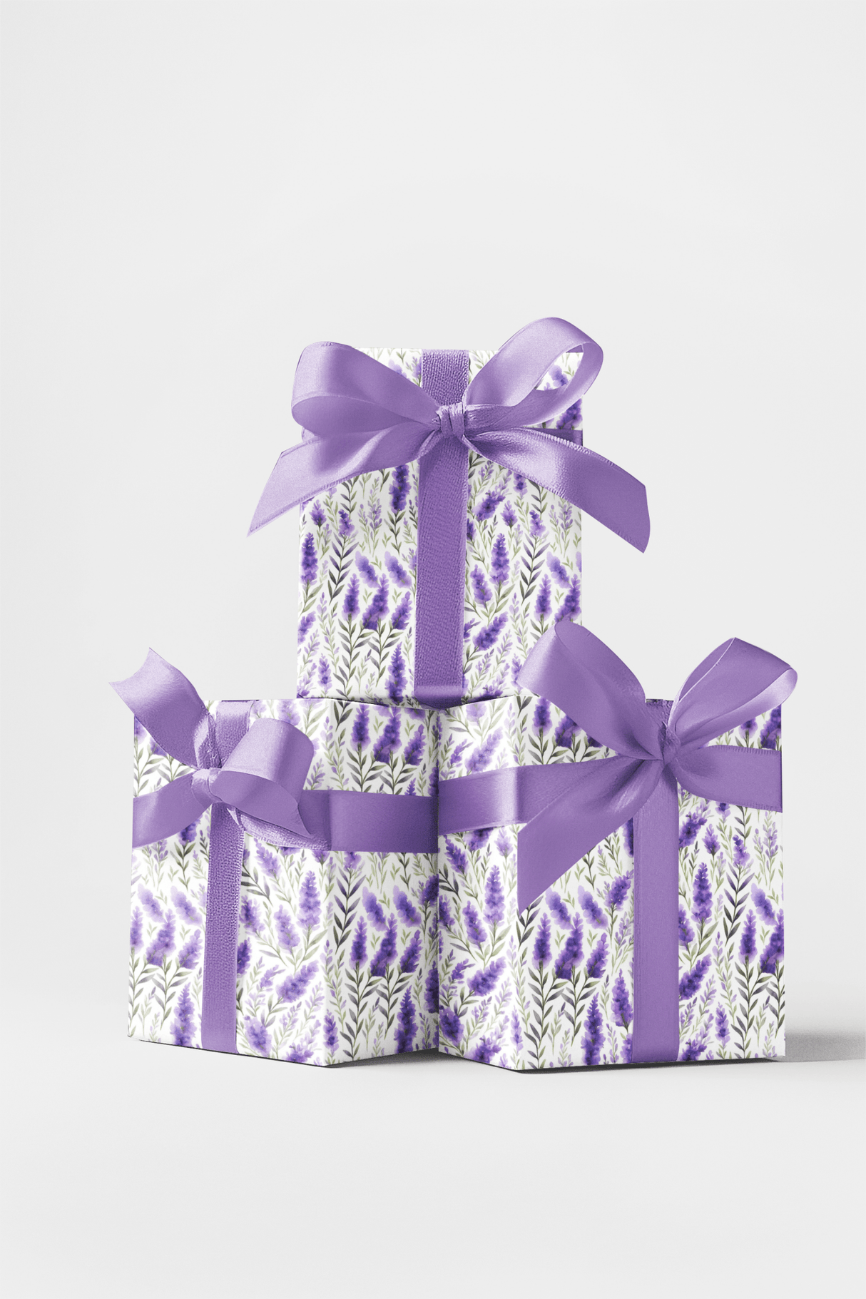 Sunlit Lavender Hills - London Penny Gift Wrap