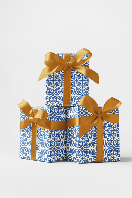 Mediterranean Tiles - London Penny Gift Wrap