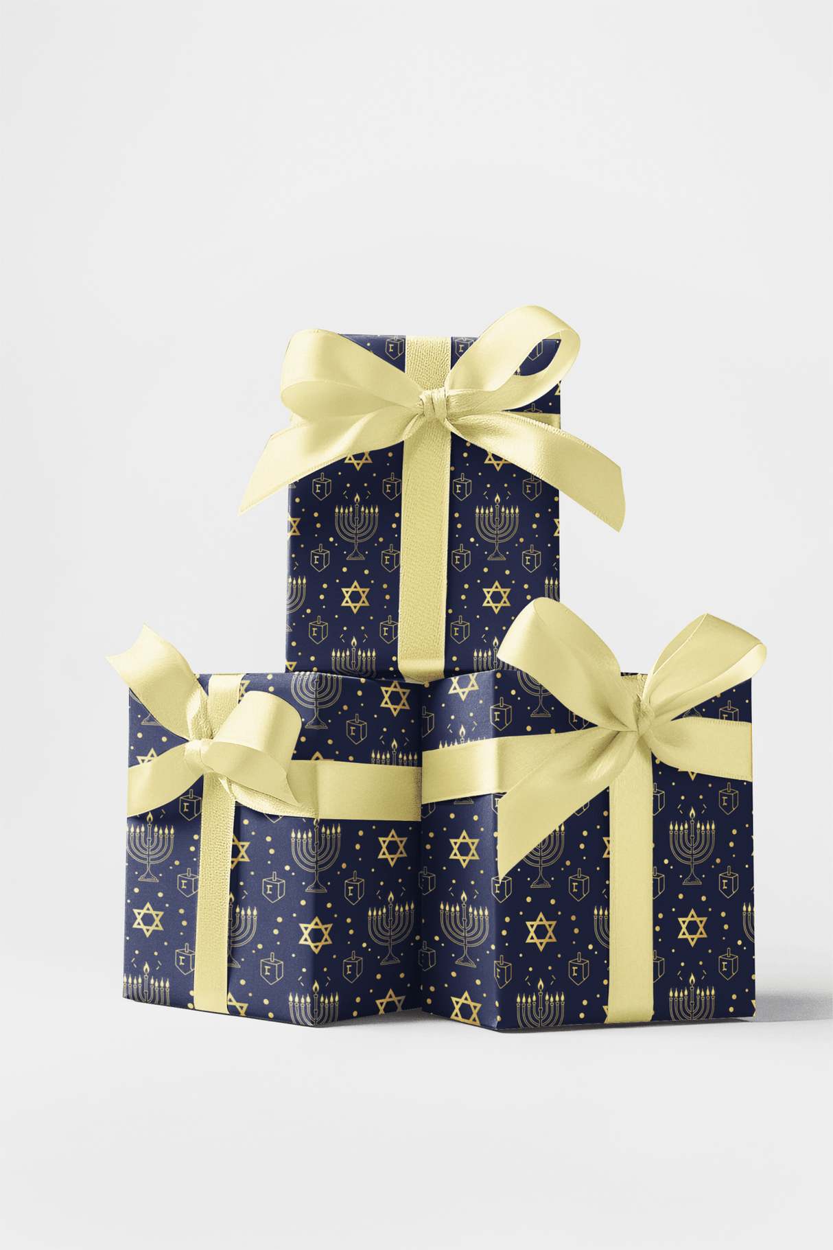 Elegance of the Menorah - London Penny Gift Wrap