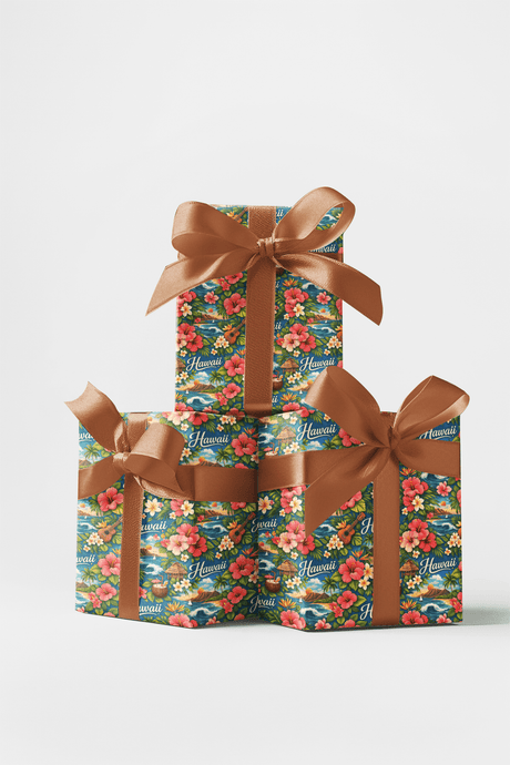 Hawaii Island Aloha - London Penny Gift Wrap