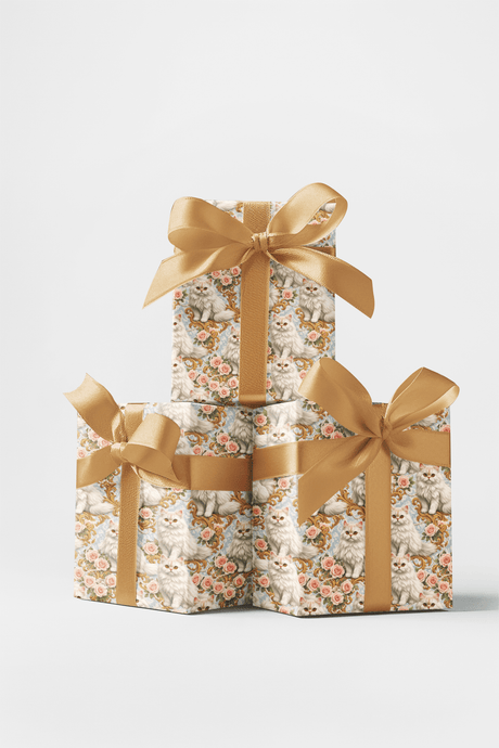 Persian Velvet Whiskers - London Penny Gift Wrap