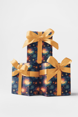 Vivid Starburst Sky - London Penny Gift Wrap