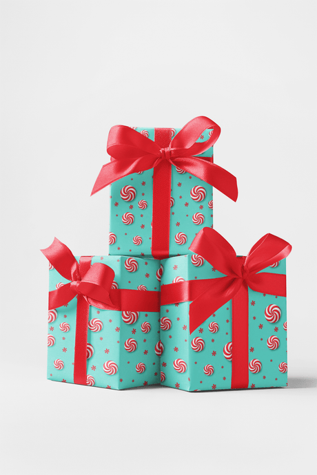 Peppermint Twist - London Penny Gift Wrap