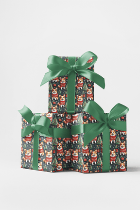 Scarlet Pines Delight - London Penny Gift Wrap