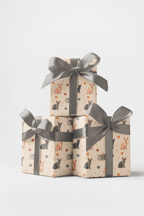Sphynx Geometry - London Penny Gift Wrap