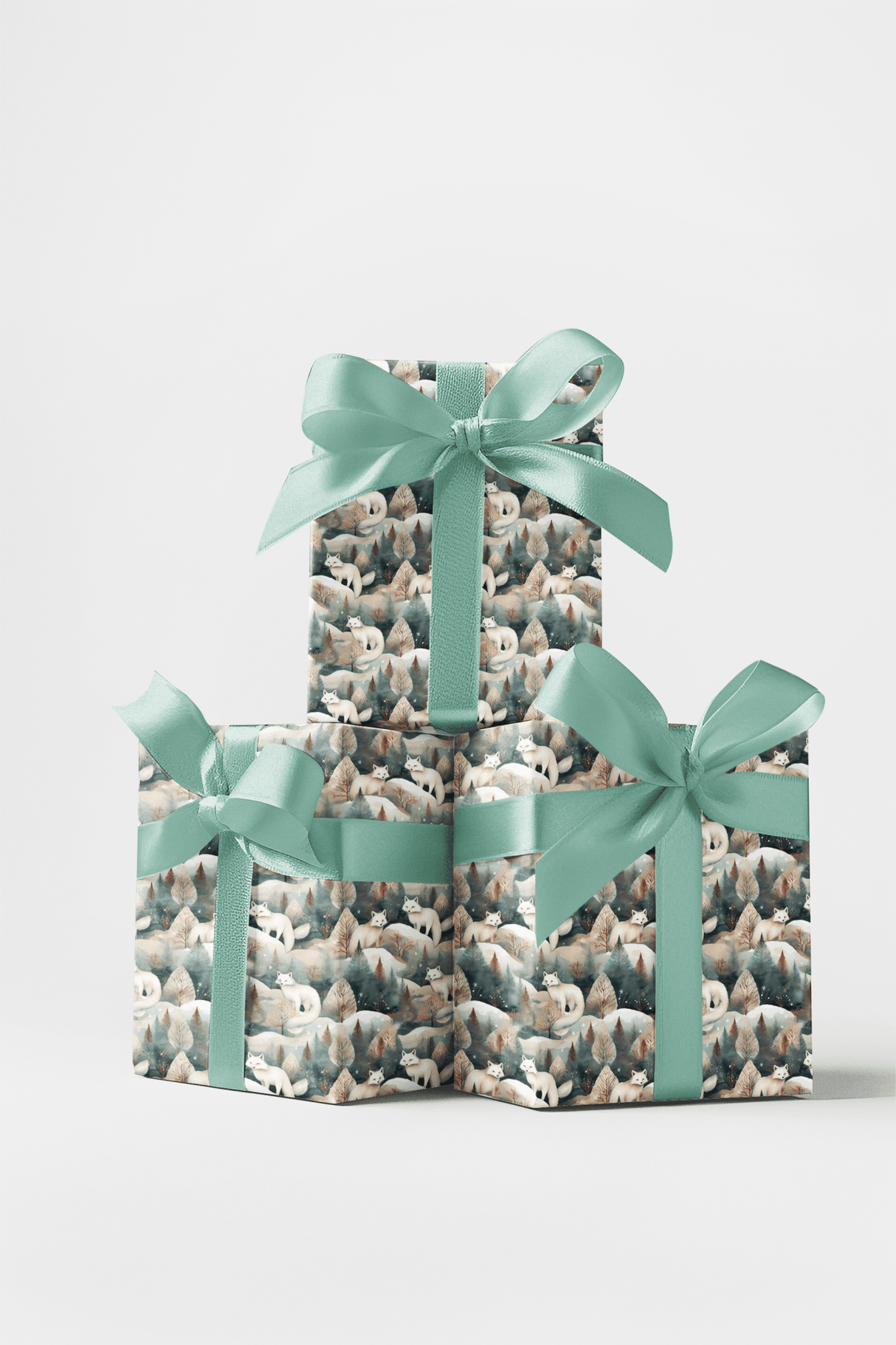 Northlight Fox - London Penny Gift Wrap