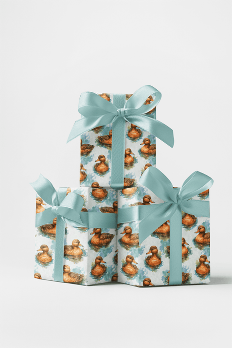 Ripples & Feathers - London Penny Gift Wrap