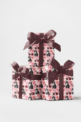 Hearts Day (Maine Coon) Wrapping Paper - London Penny Gift Wrap