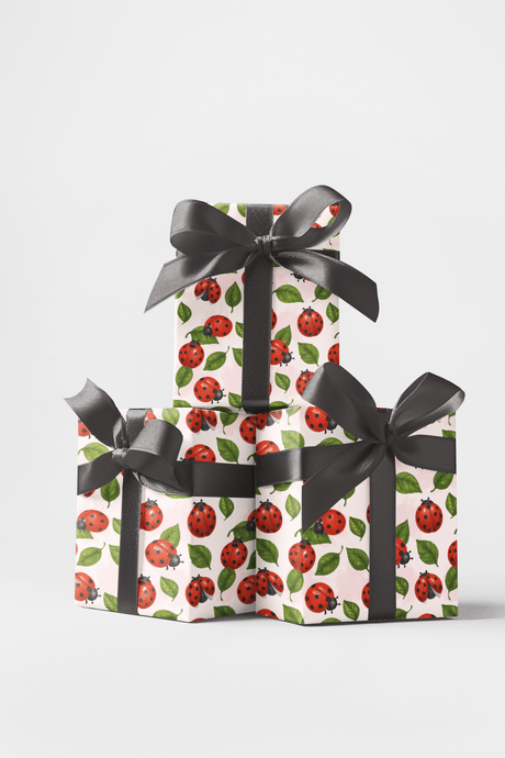 Ladybug Garden Dance - London Penny Gift Wrap