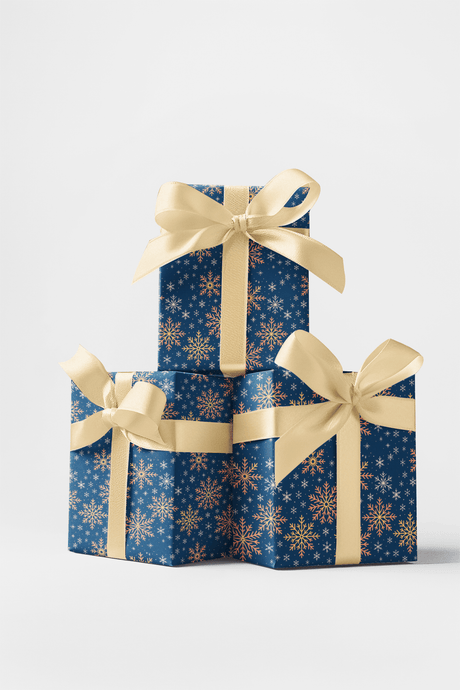 Gradient Snowburst - London Penny Gift Wrap