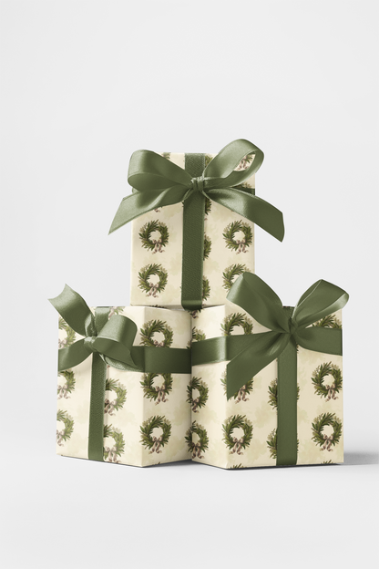 Wreath & Ribbon