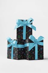 Neon Christmas Glow - London Penny Gift Wrap