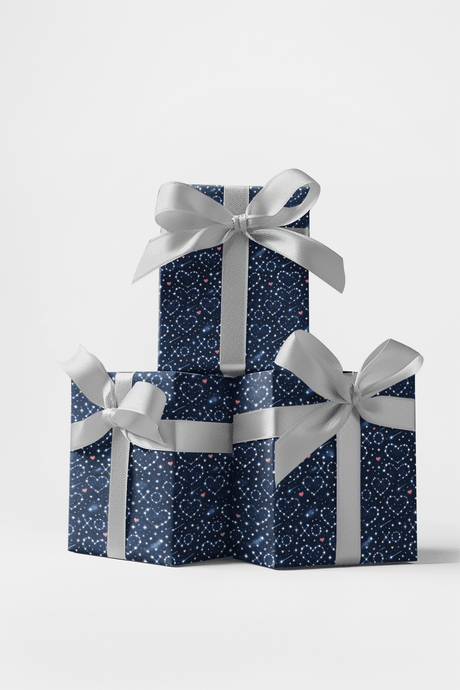 Cosmic Love Constellations - London Penny Gift Wrap