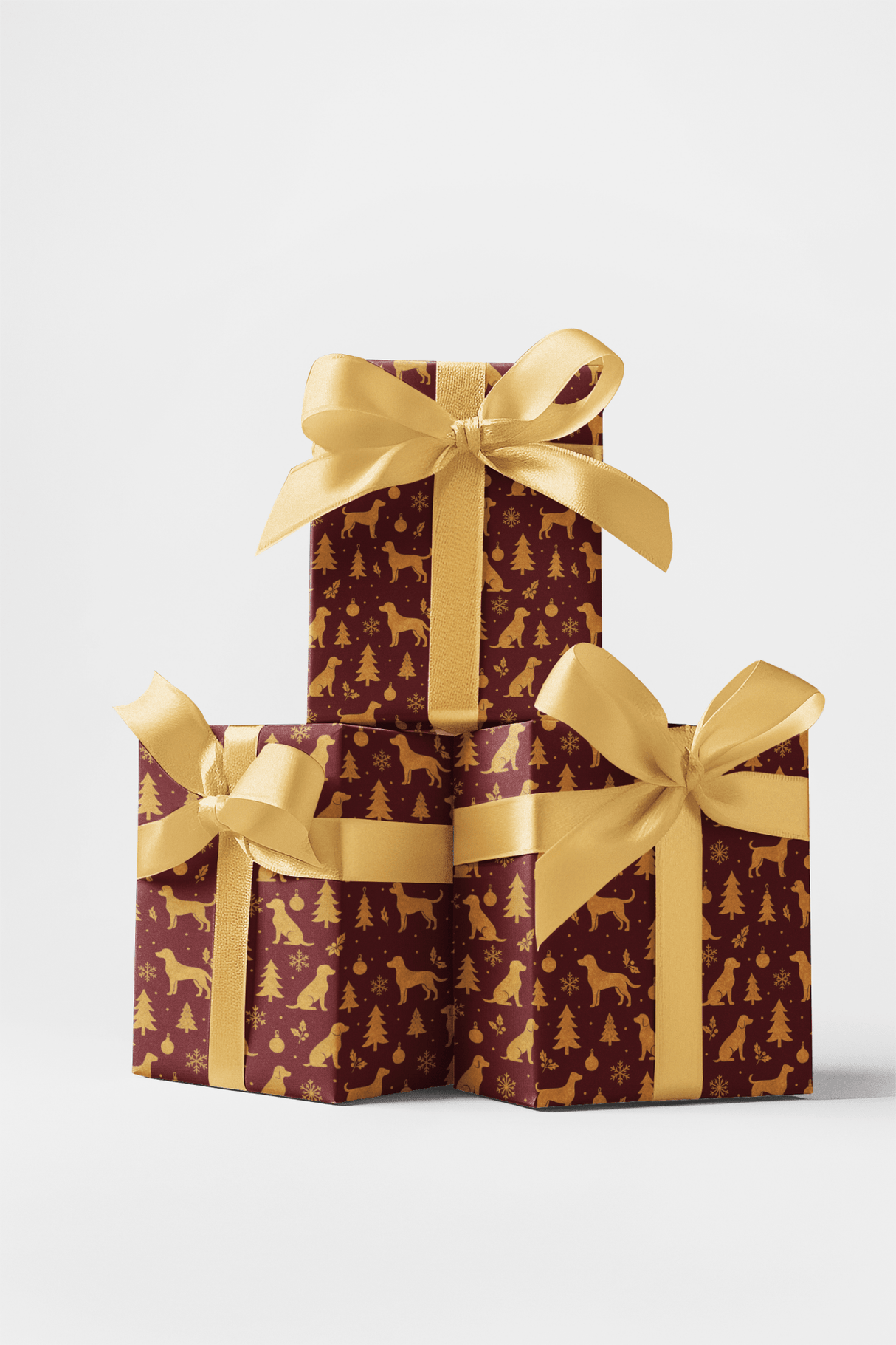 Crimson Canine - London Penny Gift Wrap