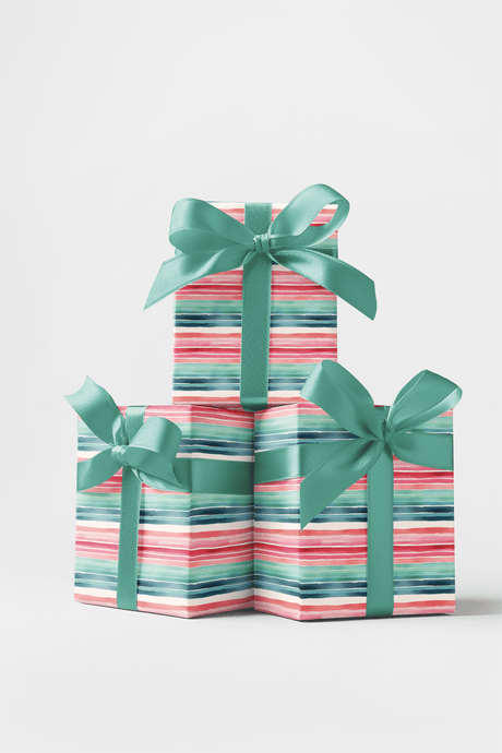 Dreamy Stripe Drift - London Penny Gift Wrap