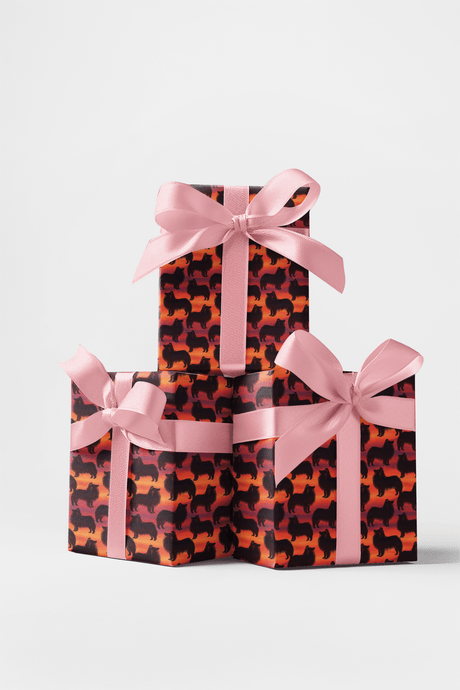 Shepherd Silhouette Sunset - London Penny Gift Wrap