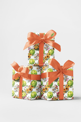 Floral Pickleball Bouquet Wrapping Paper - London Penny Gift Wrap