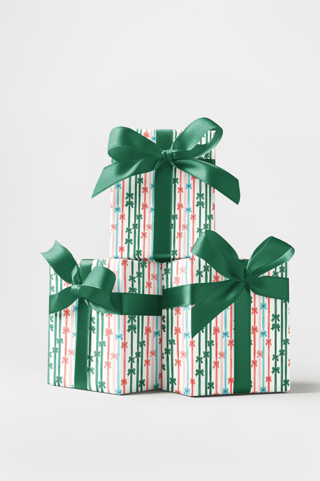 Foil Ribbon Strokes - London Penny Gift Wrap