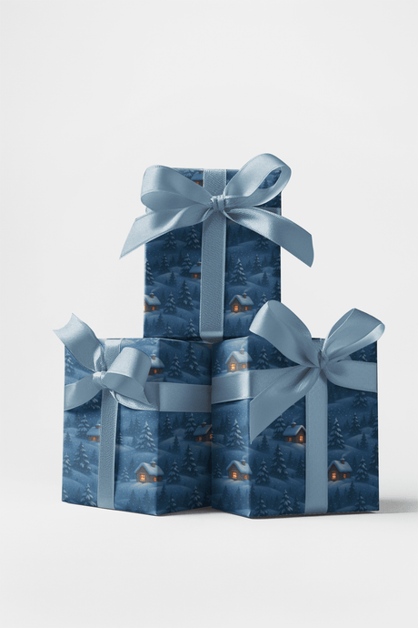 Fireside Warmth - London Penny Gift Wrap