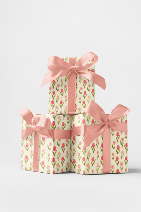 Pink Bloom Rhythm - London Penny Gift Wrap